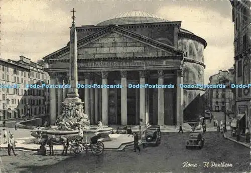 D261660 Roma Il Pantheon Stab Grafico Cesare Capello 1959