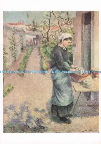 D283065 Cambridge Fitzwilliam Museum Garden at Pontoise 1882 Norman Brothers Lim