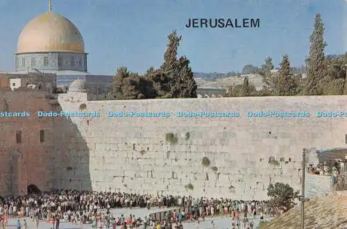 D278145 Jerusalem Klagemauer und Felsendom Colorama Verlagshaus
