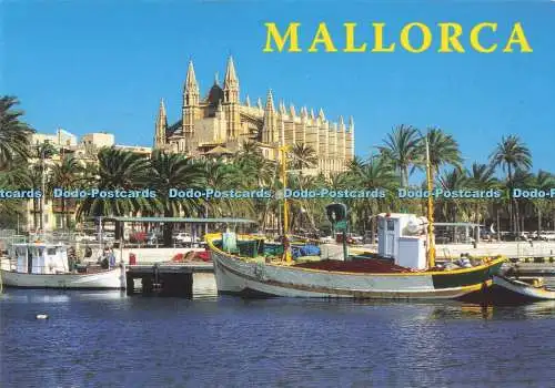D284526 Mallorca Blick auf Schloss und Hafen Costa de Mallorca S L