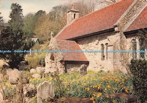 D276778 Isle of Wight Bonchurch Old Church J Arthur Dixon 1983