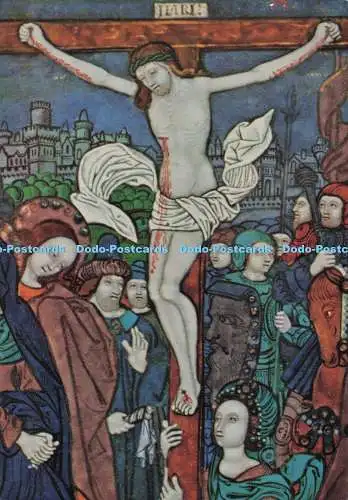 D278983 Buchheim Kunstkarte Kreuzigung Mittelteil Eine Email Triptychons Buchhe