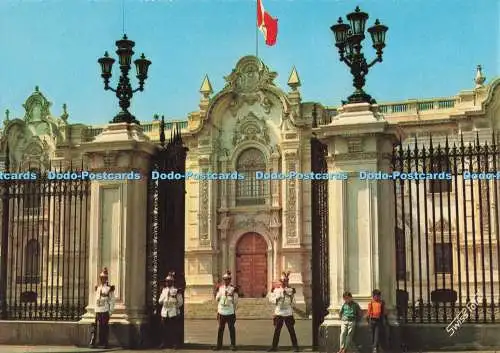 D283681 Lima Peru Government Palace Swiss Foto S A Faucett Airlines 1971