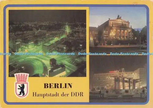 D285908 Berlin Hauptstadt de DDR Blick vom Fernsehturm Alexanderplatz Bild und H