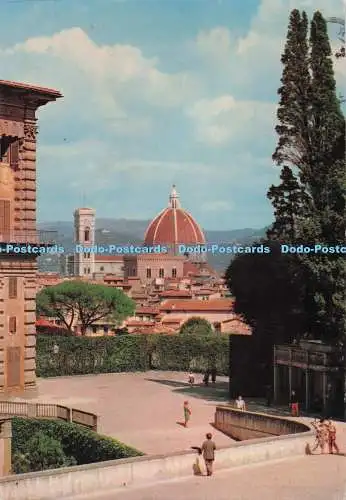 D275506 Kathedrale Firenze La vom Boboli-Garten Innocenti aus gesehen