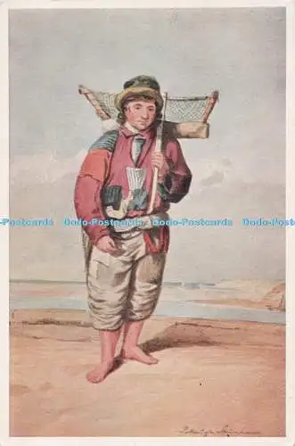D275449 A Swansea Shrimpman George Delamotte National Library of Wales
