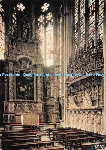 D275439 Rouen In der Kathedrale die Heilige Jungfrauen Kapelle und der Grabstein des
