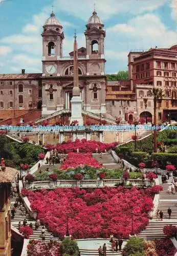D275427 Roma Trinita dei Monti 1977