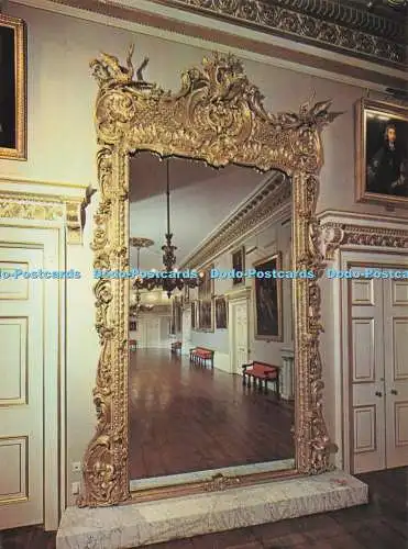 D275389 Der Ballsaal reflektiert im großen Spiegel Goodwood House