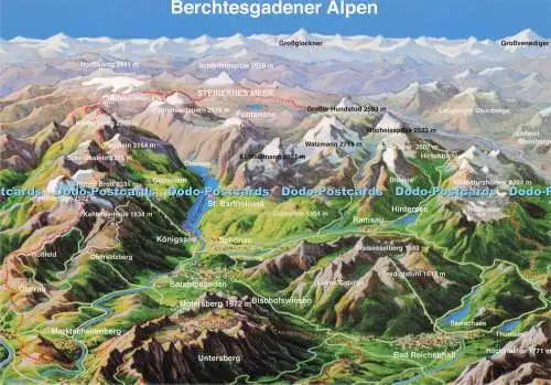 D273859 Berchtesgadener Alpen F G Zeitz