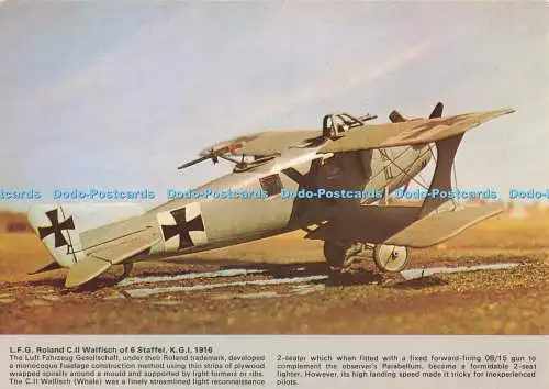 D267908 L F G Roland C II Walfisch of 6 Staffel K G I Collectors Series Museum M