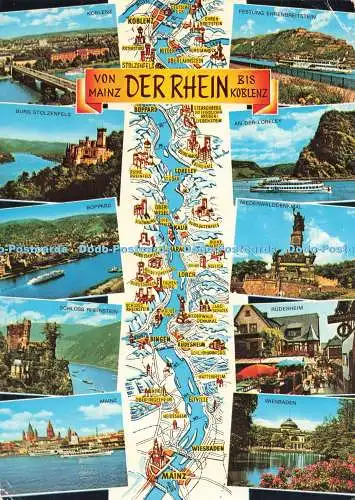 D271133 Von Mainz Der Rhein Bis Koblenz Boppard Wilhelm Schafer Mehransicht
