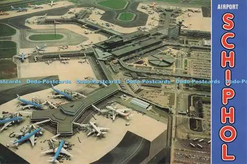 D272976 Amsterdam Holland Airport Schiphol Euro Farbkarten