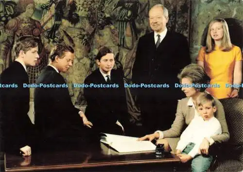 D265500 Familie des Regierenden Fürsten von Liechtenstein Prinzen Nikolaus und P