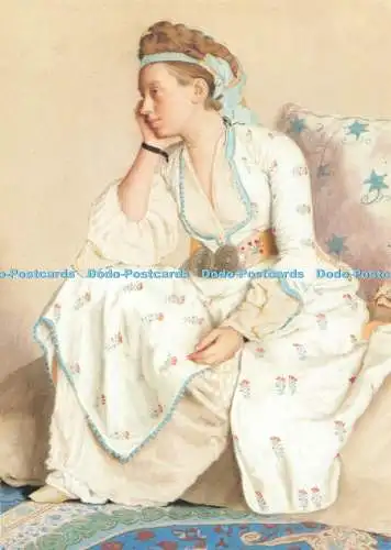 D264191 Amsterdam Rijksmuseum Porträt einer Frau in türkischer Tracht Jean Etienn