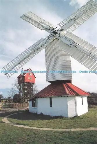 D264304 Suffolk Die Mühle und das Haus in den Wolken Thorpeness Abakus Farbe Pr
