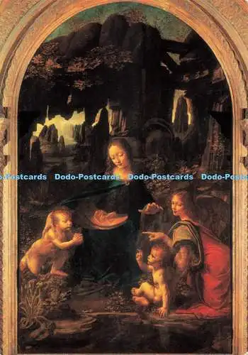 D264485 Paris Musee du Louvre La Vierge aux Rochers Leonardo De Vinci Editions d