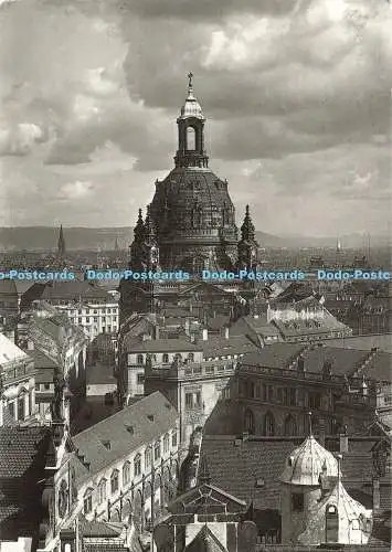 D264507 Dresdner Frauenkirche Blick vom Schlossturm über den Stallhof Neben der K