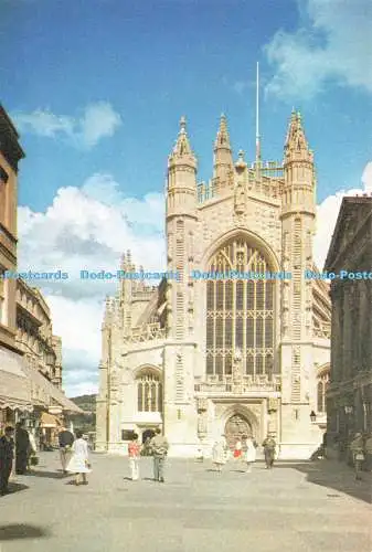 D264511 Somerset Bath Die Ansicht der Abtei zeigt die prächtige Westfront J Arthur D