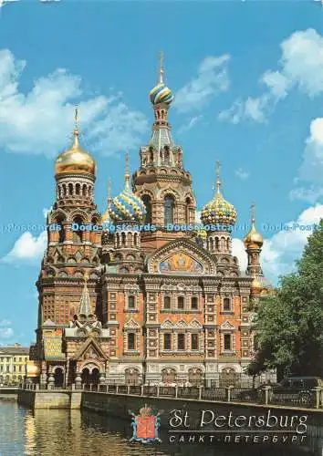 D264514 St. Petersburg Die Kirche der Auferstehung Christi des Erlösers auf t