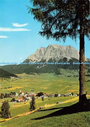 D264515 Lermoos gegen Ehrwald und Zugspitze Tirol Schollhorn und Co