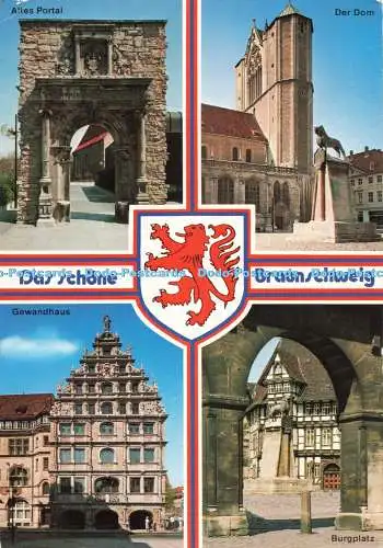 D264517 Das Schöne Braunschweig Gewandhaus Der Dom Altes Portal Karl Bernhard Mu