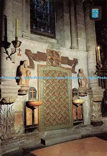 D264518 Santiago de Compostela Puerta Sta Ana Interior Fisa I G Escudo de Oro Do