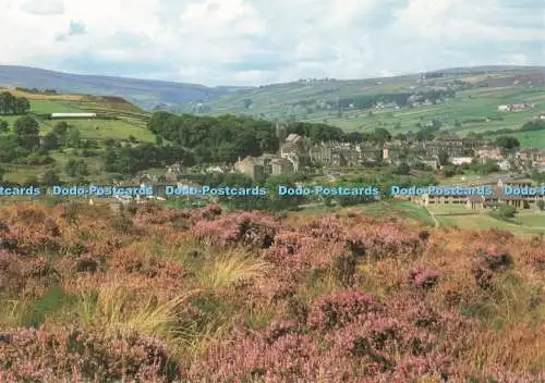 D264648 Yorkshire Haworth Moorland Heather Es gibt auch einen Zauber in lila Hitze W