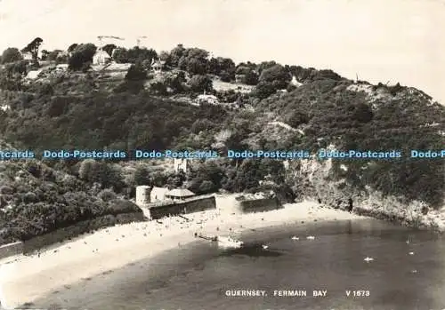 D264739 Guernsey Fermain Bay Photochrom 1957