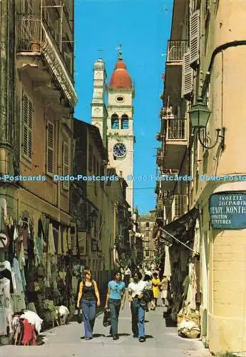 D269544 Corfu Small Street St Spyridon