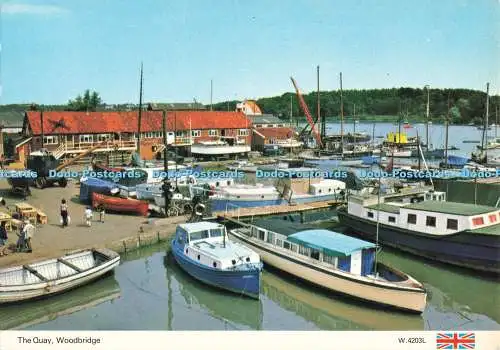 D264844 Woodbridge The Quay E T W Dennis and Sons Ltd Photocolour 1989