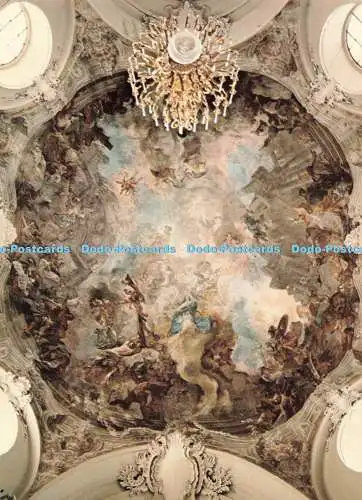 D269631 Wien Piaristenkirche Basilika Maria Treu Deckenfresko der Hauptkuppel Vo