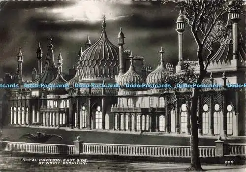 D264977 Brighton Royal Pavilion East Side by Night A W W RP 1960