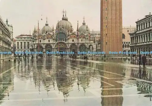 D266624 Venezia Markusplatz mit Hochwasser G F Zerella VE Co Graf s r l