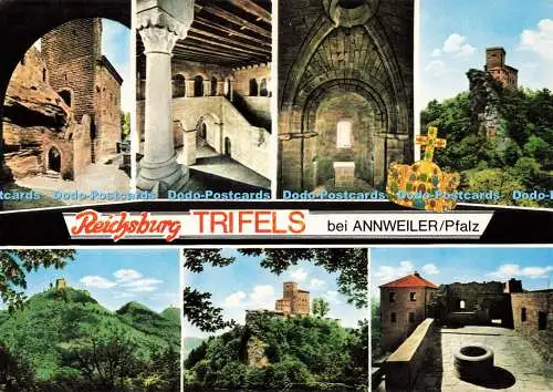 D265147 Reichsburg Trifels bei Annweiler Pfalz Cramers Kunstanstalt Multi View
