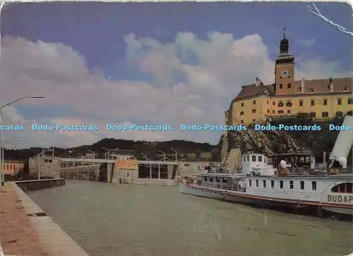 D265152 Donau Kaftwerk Ybbs Persenbeug mit Schloss Persenbeug Nr.