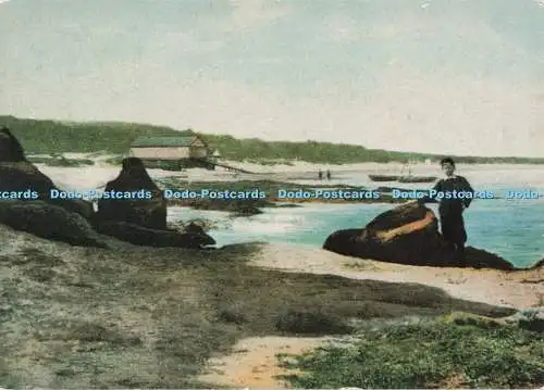 D265171 Studland Beach um 1900 Delphin Fine Art Nostalgie Serie 6 1989