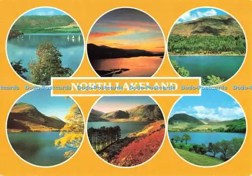 D265178 North Lakeland England Lake District John Hinde Ltd Multi View
