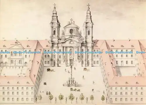 D266723 Kirche Kollegium Maria Treu und Lowenburgisches Konvikt der P P Piariste
