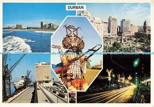 D265225 Durban Natal Südafrika Surfen Reiten Stadtzentrum Ozean Terminal Kunst Pub