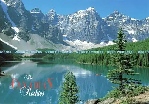 D266751 Der Canadian Rockies Banff National Park Beautiful Moraine Lake liegt abo