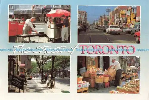 D266755 Die Straßen von Toronto Chinatown Kensington Markt Postkartenfabrik Mult