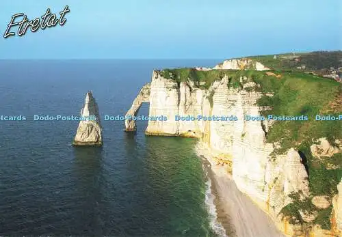D266756 Etretat La Porte d Aval et l Aiguille Le Goubey