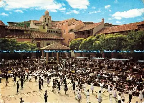 D265235 Barcelona Pueblo Espanol Plaza Mayor Campana Puig Ferran Postales Farbe