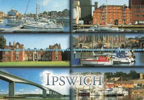 D265237 Grüße aus Ipswich Suffolk John Hinde Ltd Mehrfachansicht