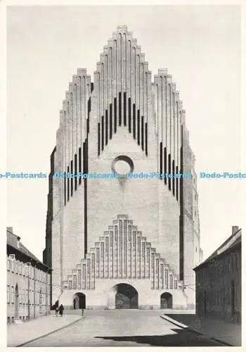 D270019 Copenhagen Grundtvig Kirche Die Turmfront P V Jensen Klint Jonals