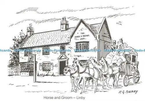 D266788 Linby Horse and Groom Home Brewery PLC R G Snary