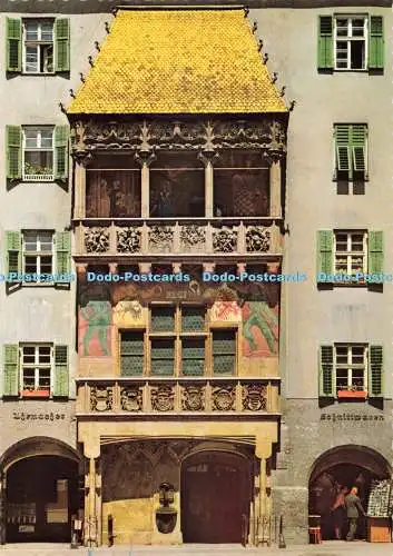 D270046 Tirol Alpenstadt Innsbruck Goldenes Dach Tiroler Kunstverlag Chizzali KTV