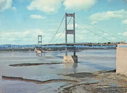 D266830 Die Severn-Brücke mit Blick auf Beachley wurde von S. M. Queen Elizabeth eröffnet