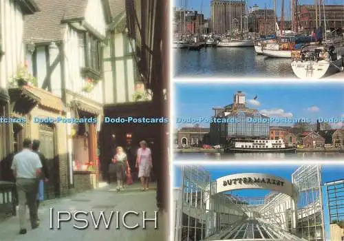 D265316 Grüße von Ipswich Suffolk John Hinde Ltd Mehrfachansicht